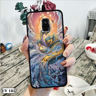 Ốp lưng nhám Samsung Galaxy A8 Plus in hình