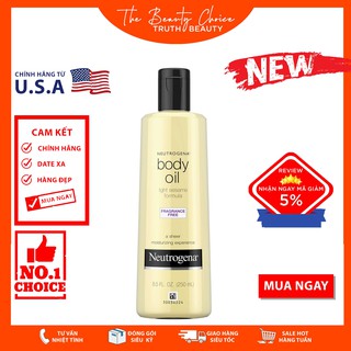 Dầu dưỡng Neutrogena Body Oil Light Sesame Formula (250mL)