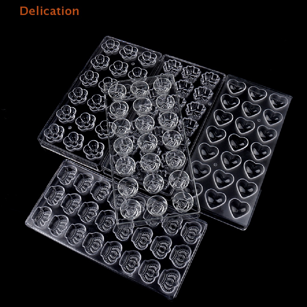 Khuôn Làm Bánh Kẹo Bằng Nhựa Hình Hoa 3D