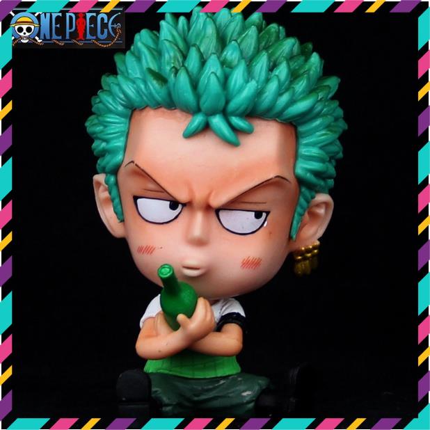 Mô Hình Nhân Vật One Piece, Truyện Tranh Đảo Hải Tặc, Luffy Mũ Rơm, Zoro, SanChi, Ace,...Cao 12,5cm - Tượng Figure