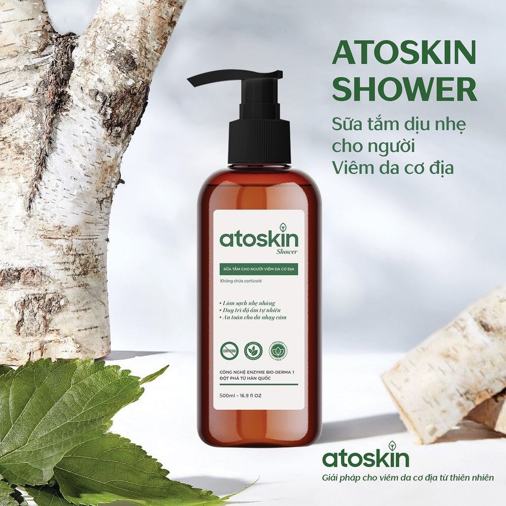 Atoskin Shower sữa tắm cho người da dị ứng cơ địa, chai 500ml – Health Pharmacy