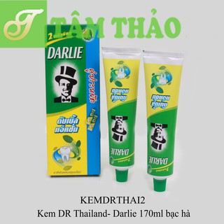 Kem đánh răng Thailand- Darlie 170ml bạc hà 8851228000387(2 tuýp/hộp)