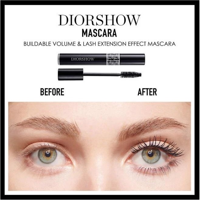 Mascara Dior Diorshow 090 Pro Black Mi Và Cong Dài Tự Nhiên