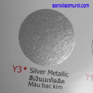 Chai sơn màu bạc Y3 sơn xịt Samurai .