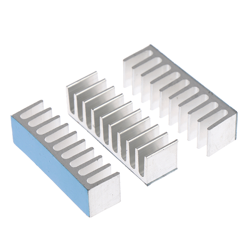 Set 10 Tấm Nhôm Tản Nhiệt 10x35 X 10mm Có Đệm Màu Xanh Dương Mới | BigBuy360 - bigbuy360.vn