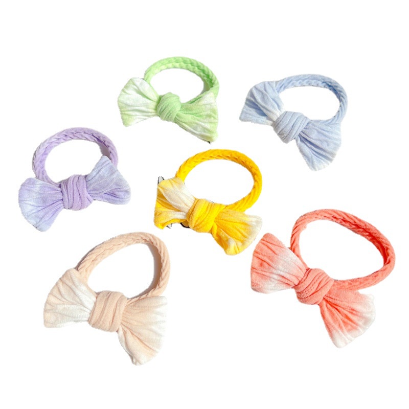 SET 10 CỌNG THUN NƠ CỘT TÓC CAO CẤP CHO MẸ VÀ BÉ