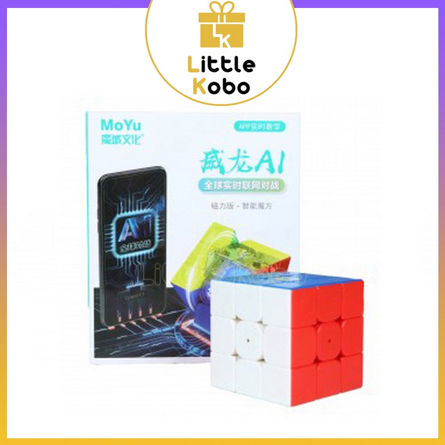Rubik MoYu WeiLong AI 3x3 Bluetooth Smart Cube Rubic Điện Tử Có Nam Châm