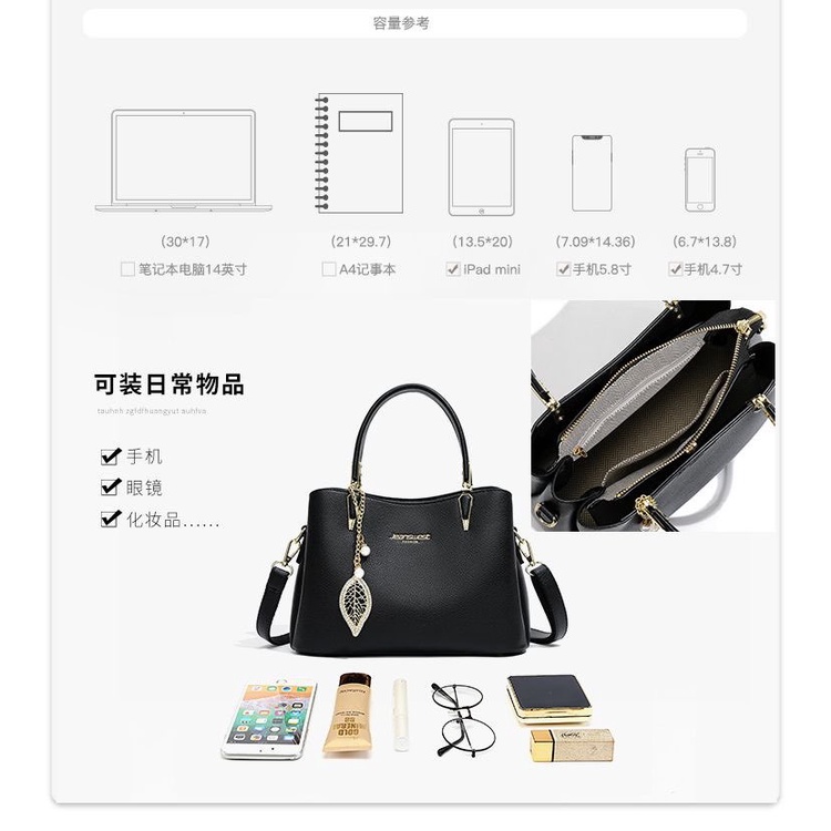 Túi xách tay & túi đeo chéo da chống thấm nước hàng Quảng Châu cao cấp