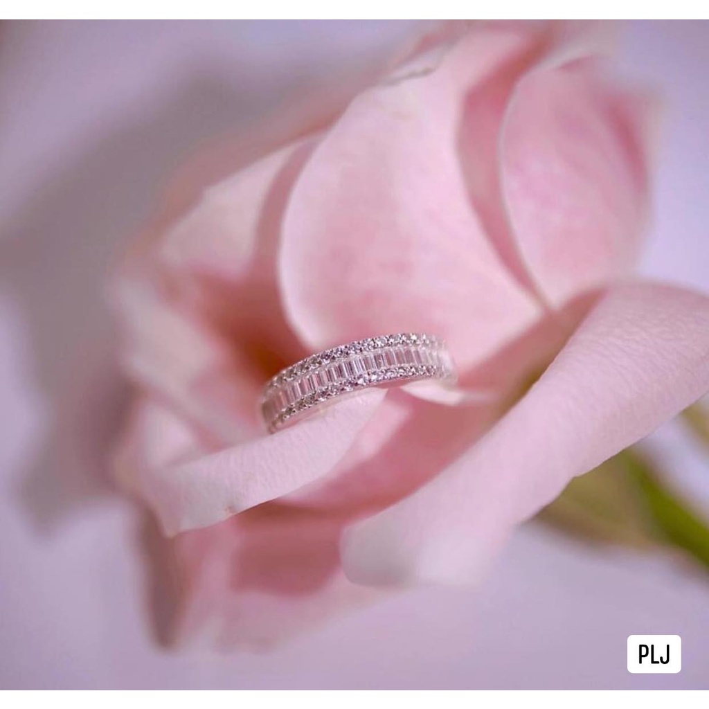 NHẪN TRÒN FULL ĐA BẠC TA CHO BẠN NỮ- NHÃN CỰC XINH