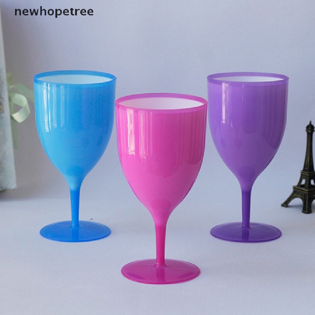 Set 6 Ly Nhựa Uống Rượu Cocktail Hai Lớp Tiện Dụng Khi Đi Dã Ngoại
