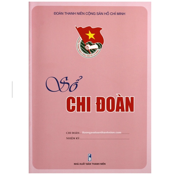 Sách - Sổ Chi Đoàn - Đoàn thanh niên Cộng Sản Hồ Chí Minh (Màu hồng)