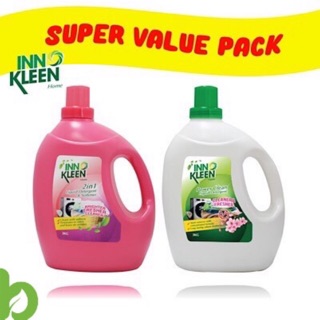 Nước giặt, nước xả, giặt xả 2 trong 1 trắng sáng, giữ bền mầu và sạch khuẩn INNO KLEEN (3L)
