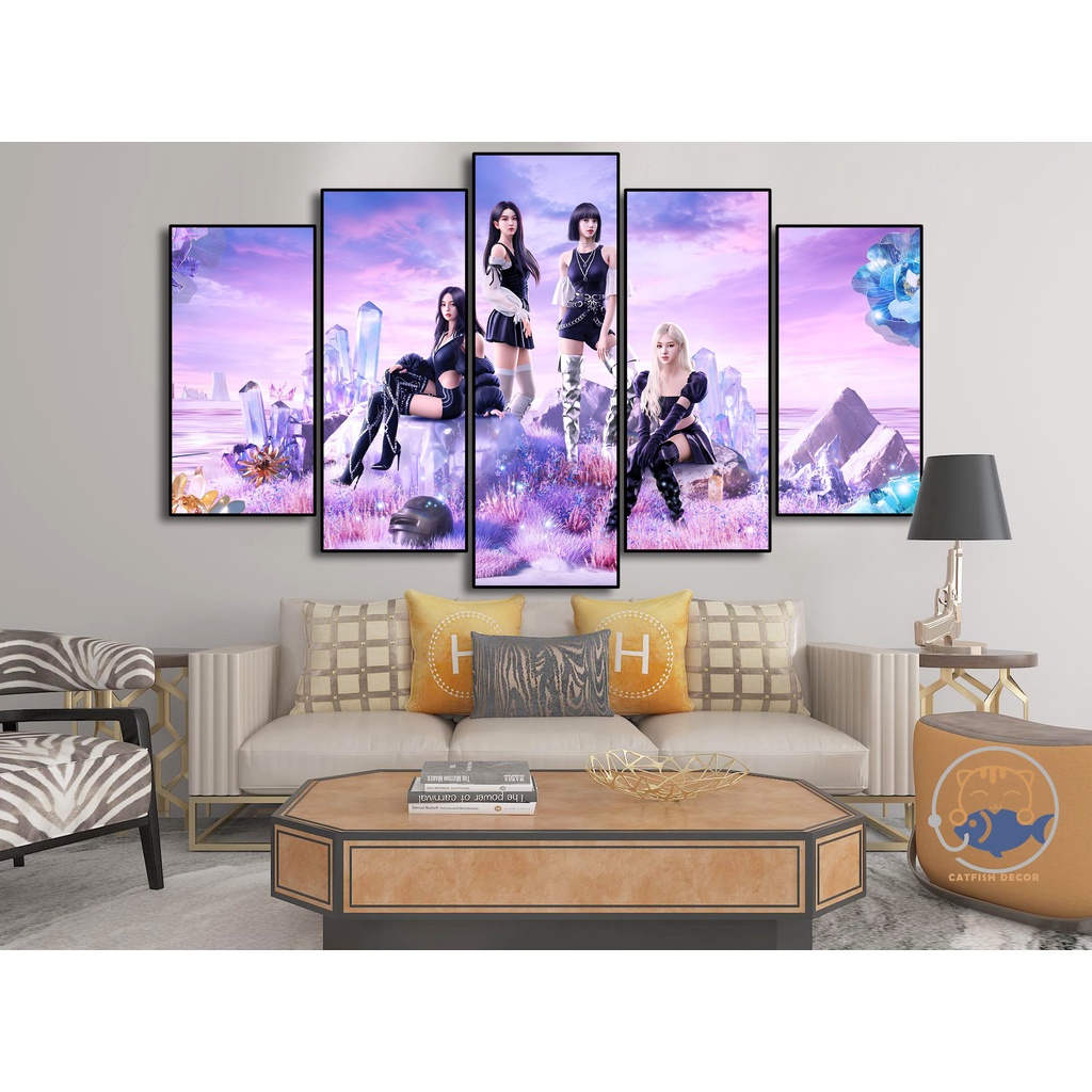 Tranh dán tường BLACKPINK - decor trang trí phòng - bộ 1