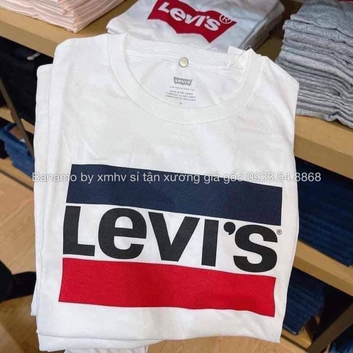 Áo thun unisex basic TEE phom rộng tay lỡ dành cho nam nữ  Banamo Fashion áo phông Lev 3118