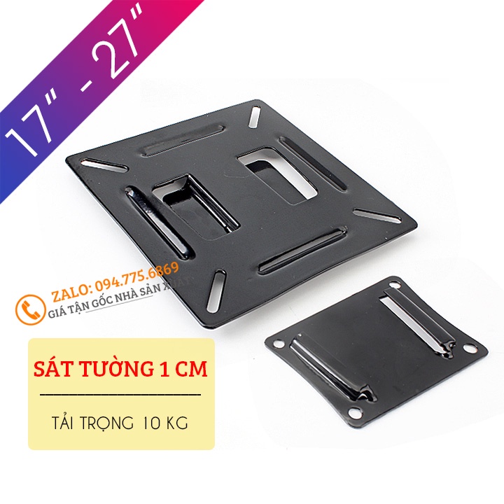 Giá Treo Màn Hình Máy Tính &amp; Tivi 14 - 27 Inch  Gắn Tường Khung Treo Màn Hình Siêu Mỏng - Model: N2