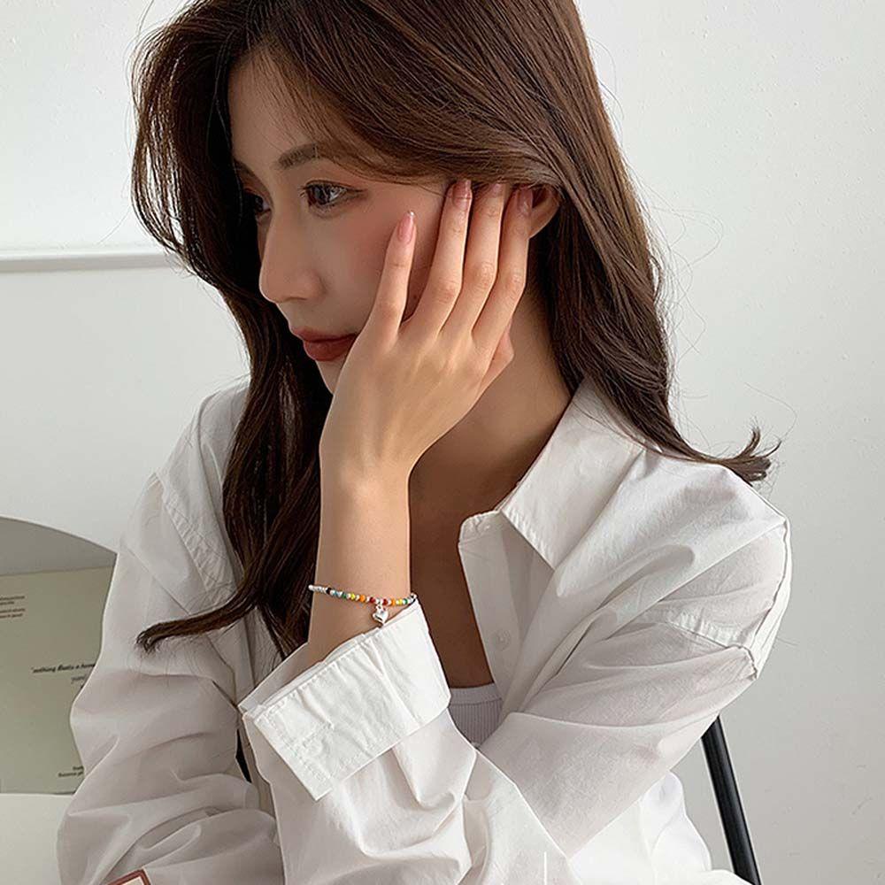 Vòng Tay Cầu Vồng Tùy Chỉnh Thời Trang Thanh Lịch Cho Nữ