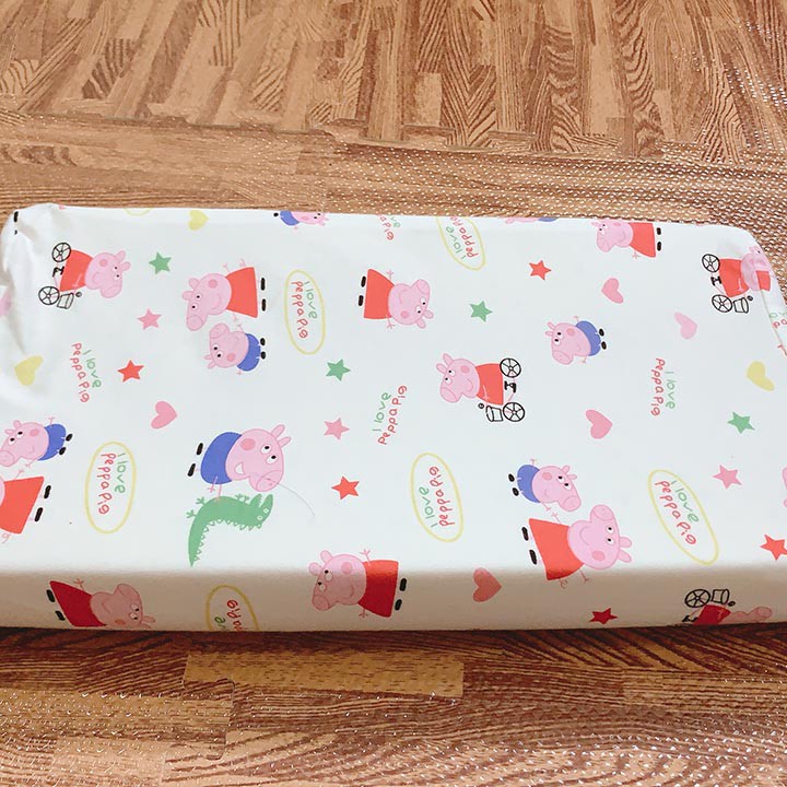 Gối cao su non cho bé [FREESHIP] Gối cao su tự nhiên chính hãng cao cấp cho trẻ emcó lỗ thoáng khí giúp bé êm ái khi ngủ