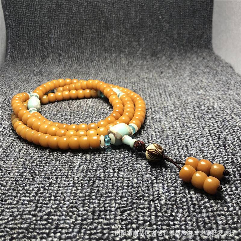 Vòng Tay Xâu 108 Hạt Bồ Đề 10 * 8mm