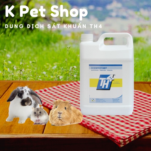 Dung Dịch Sát Khuẩn Chuồng TH4  FREE SHIP  Vệ Sinh Dụng Cụ Thú Cưng Chuồng Máng Phân Bình Nước