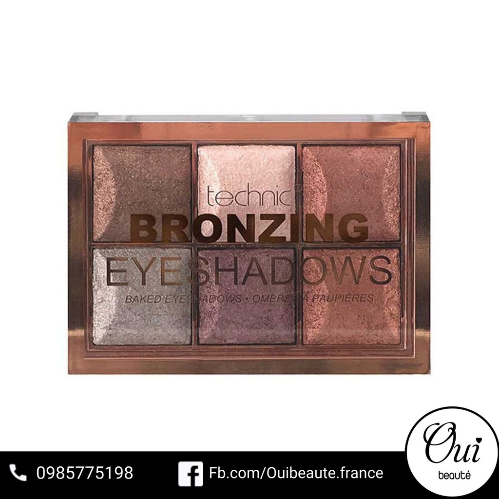 Bảng phấn mắt Technic bronzing Eyeshadows Ouibeaute