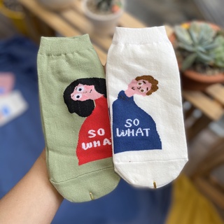 [Tiệm vớ cô Lam] Tất vớ cổ ngắn nam nữ couple *FA thì mua 1 đôi cũng dc :)*