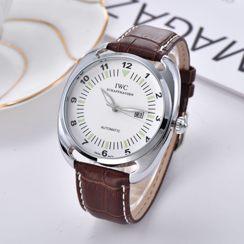 Đồng Hồ Đeo Tay Dây Da Thời Trang Sang Trọng Cho Nam