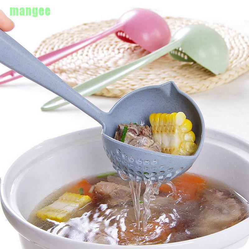 Muỗng Múc Canh 2 Trong 1 Có Lỗ Lọc Tiện Dụng