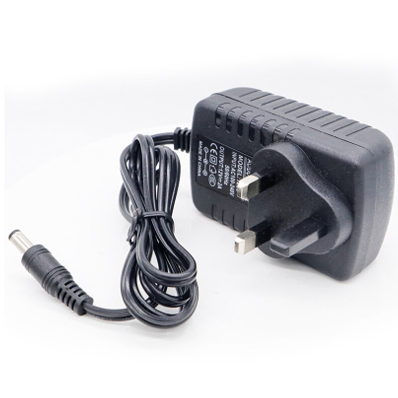 CCTV IP Camera Cable AC To DC Adapter 12V 2A Switching Power Supply UK Plug 5.5mm X 2.5mm