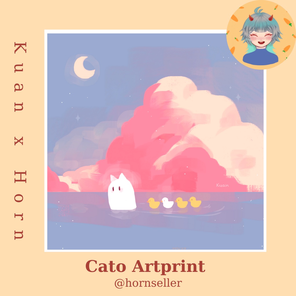 Artprint Cato được vẽ bởi Anh Hoàng (Kuan)