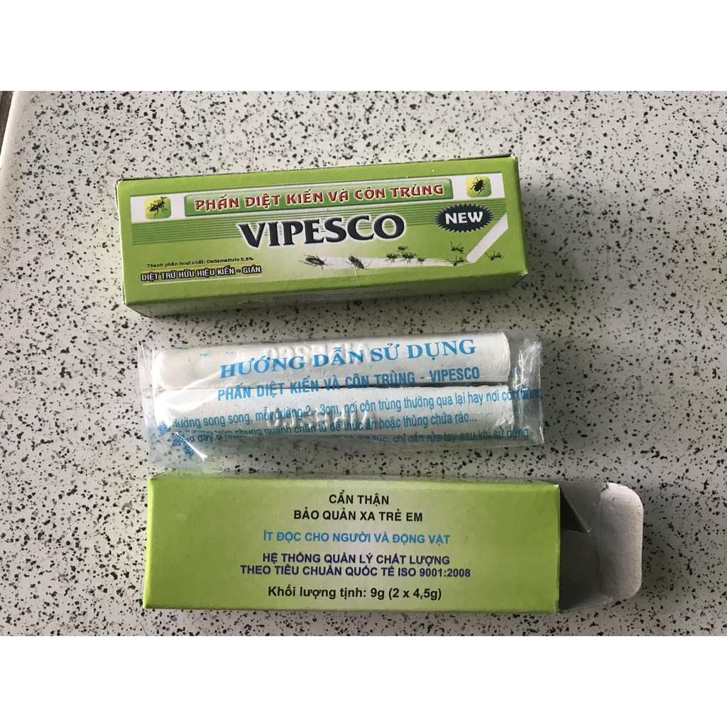 2hộp PHẤN DIỆT KIẾN VÀ CÔN TRÙNG VIPESCO