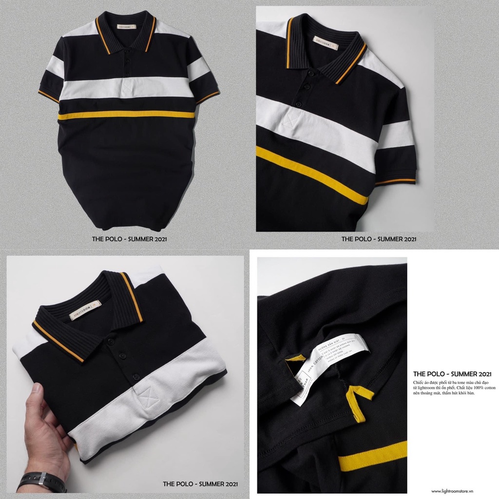 Áo Phông Polo Nam Cổ Bẻ Cs12_Phối Sipa Vải Cá Sấu Cotton Xuất Xịn,Chuẩn Form, Sang Trọng - Thanh Lịch - Nicemen