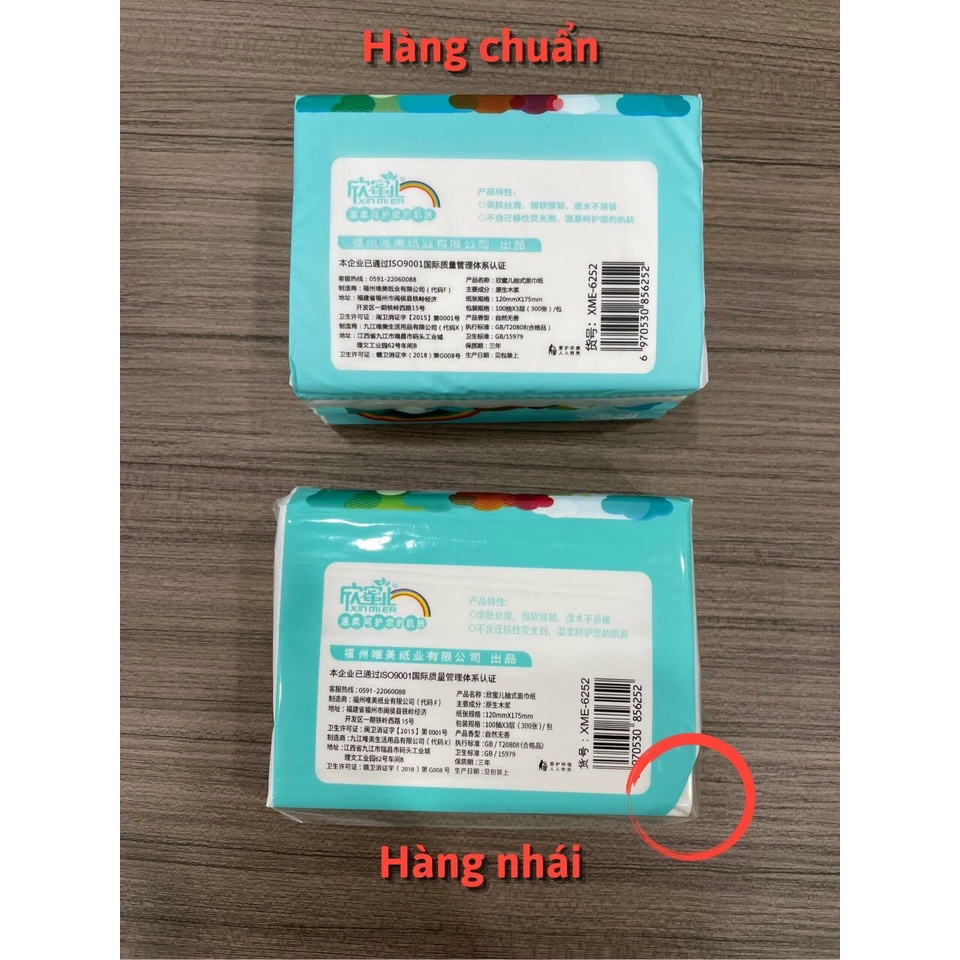 THÙNG 30 GÓI GIẤY ĂN CẦU VỒNG XIN MIER CHUẨN NỘI ĐỊA