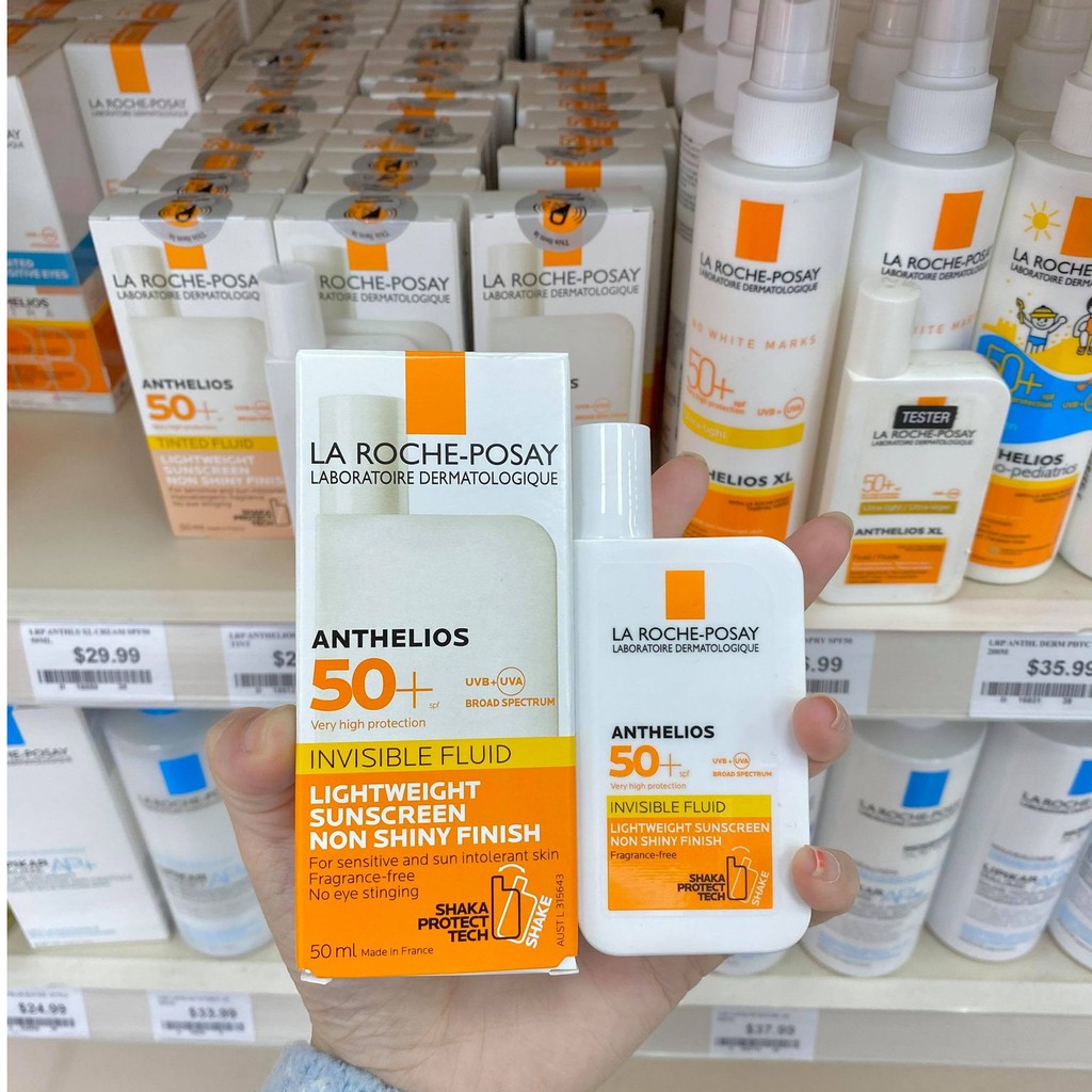 Kem Chong Nang La Roche-Posay Anthelios Invisible Fluid SPF50+ 50ml