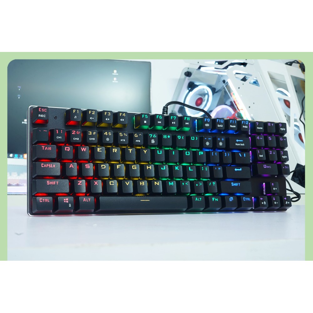 BÀN PHÍM CƠ ZERO METOO Z56 LED RAINBOW (TKL CÓ NUMBLOCK)