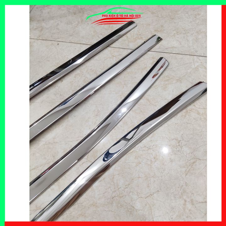 Bộ nẹp viền chân kính inox Ford Ranger 2014-2021