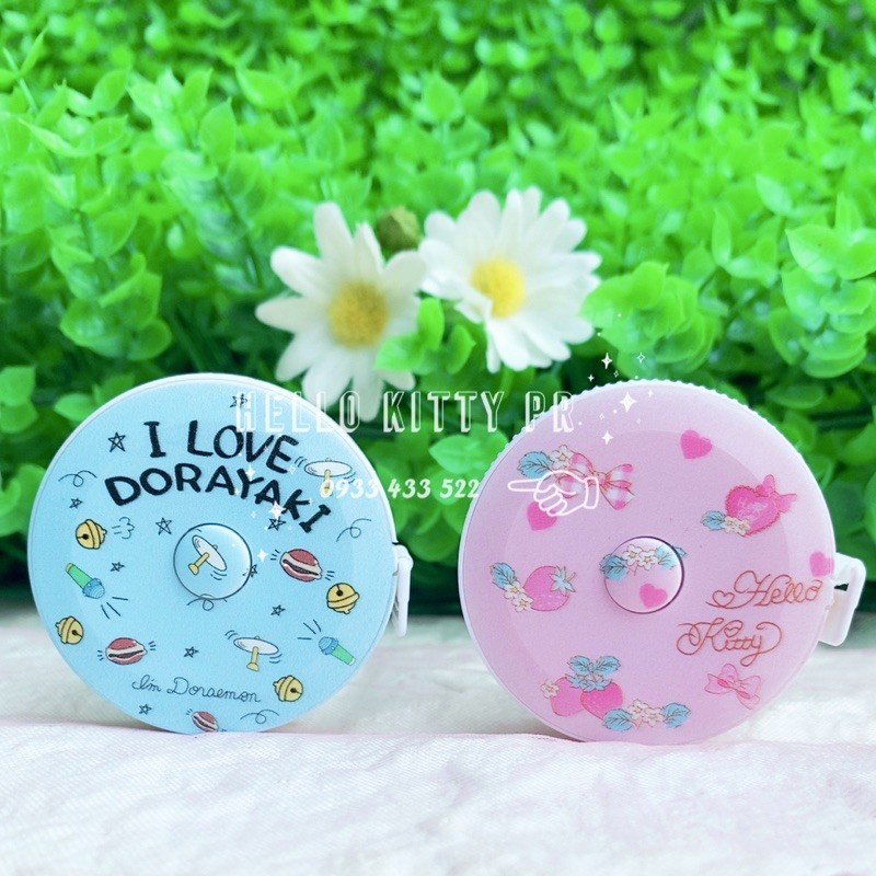 THƯỚC DÂY RÚT TỰ ĐỘNG HELLO KITTY - DORAEMON