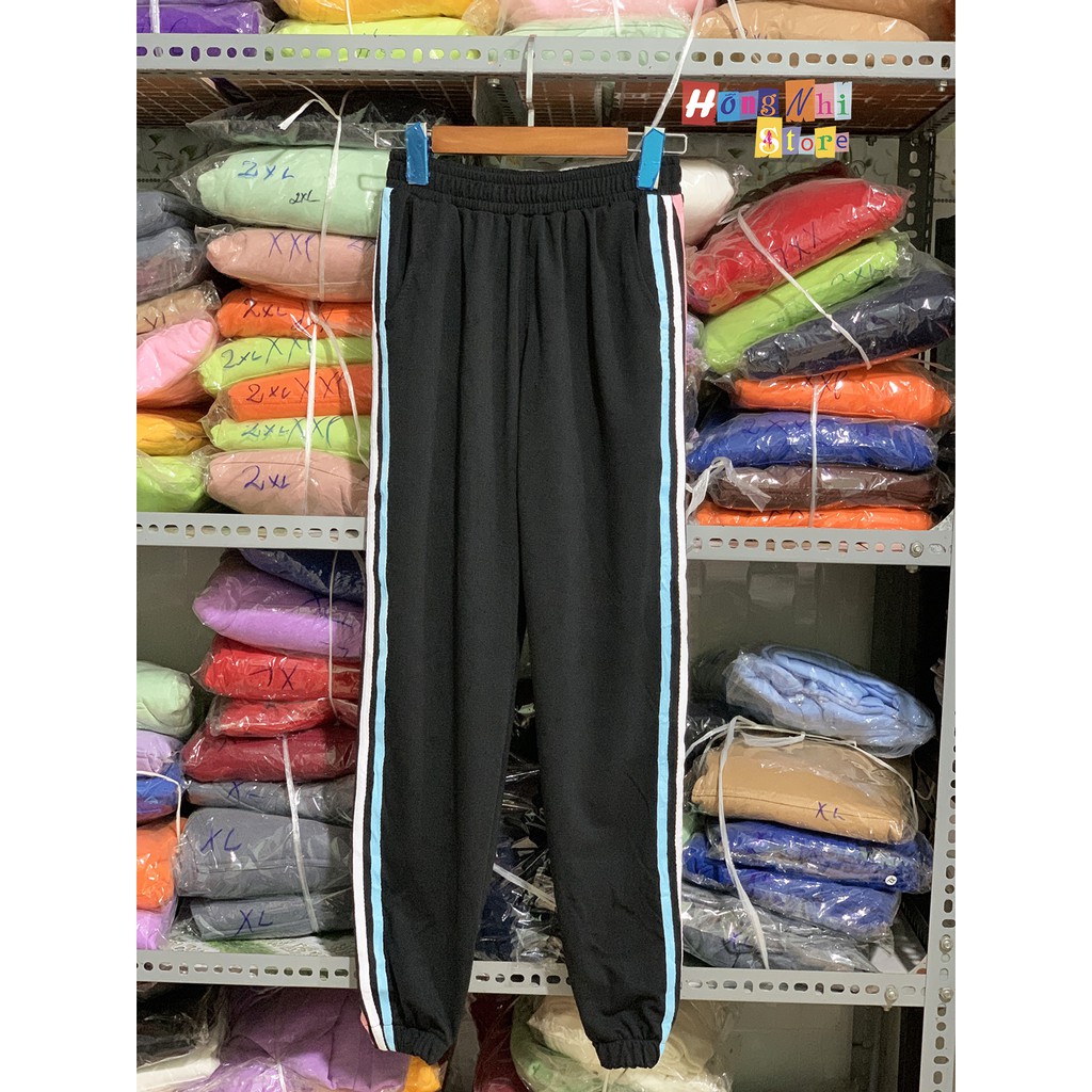 Quần Jogger 2 Line Ulzzang Unisex Jogger 3 Sọc Dáng Rộng - MM