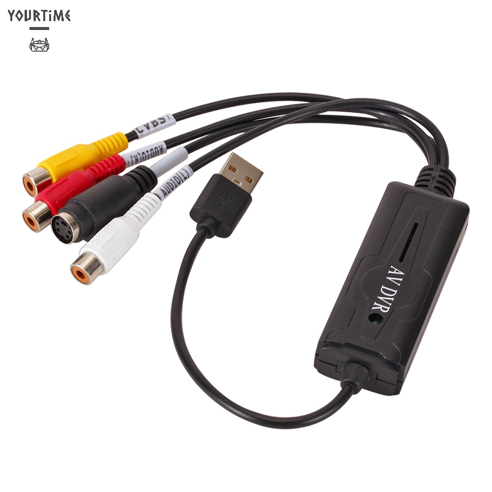 Bộ chuyển đổi USB 2.0 AV S RCA cho DV/Hi8/VHS TV DVD