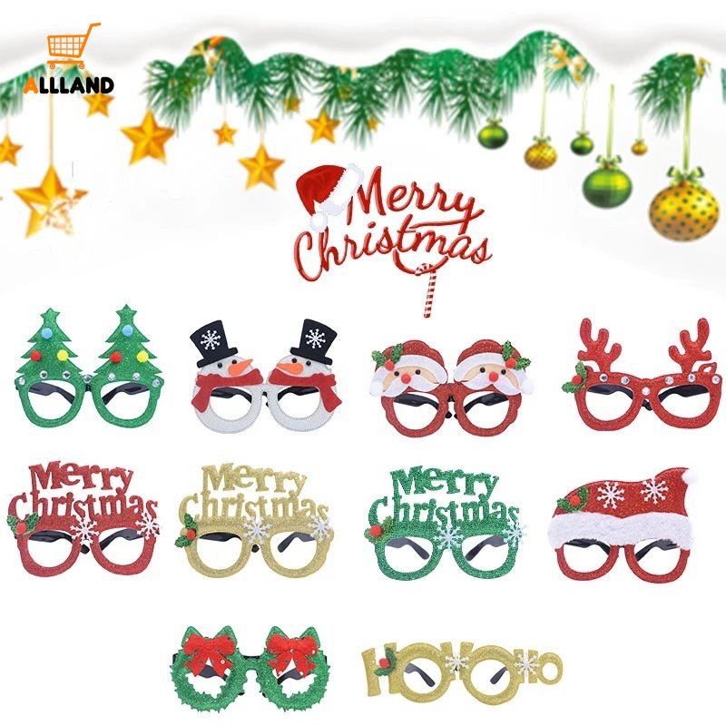 1 Mắt Kính Nhựa Hình Cây Thông Giáng Sinh / Nón / Trang Trí Tiệc Tùng / Giáng Sinh Nhiều Màu Sắc Phong Cách Ngẫu Nhiên