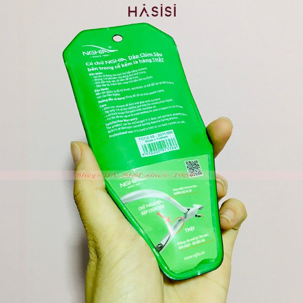 Kềm Cắt Da Thép Không Gỉ NGHĨA D-06 Jaw14