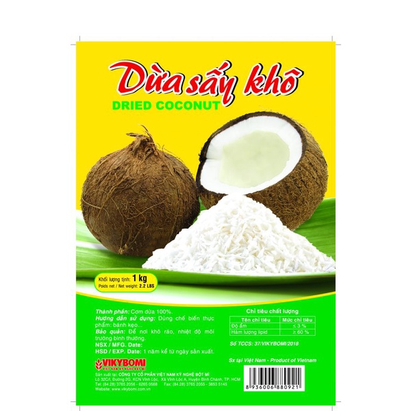 Dừa sấy khô