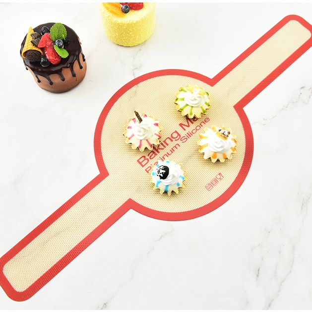 Silicone Thảm Silicon Cán Dài Dùng Nướng Bánh An Toàn Tiện Dụng