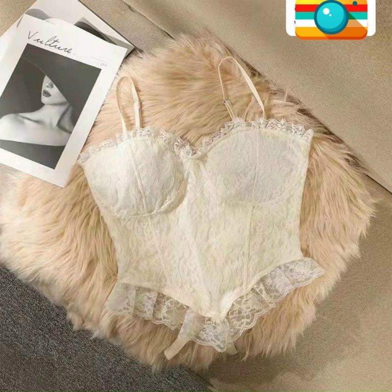 Áo 2 dây ren vạt nhọn mẫu mới nhất 2023 🆕 ( KHÔNG TĂNG ĐƯA)