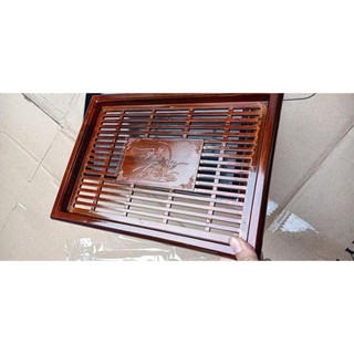 Bộ khay trà giả gỗ