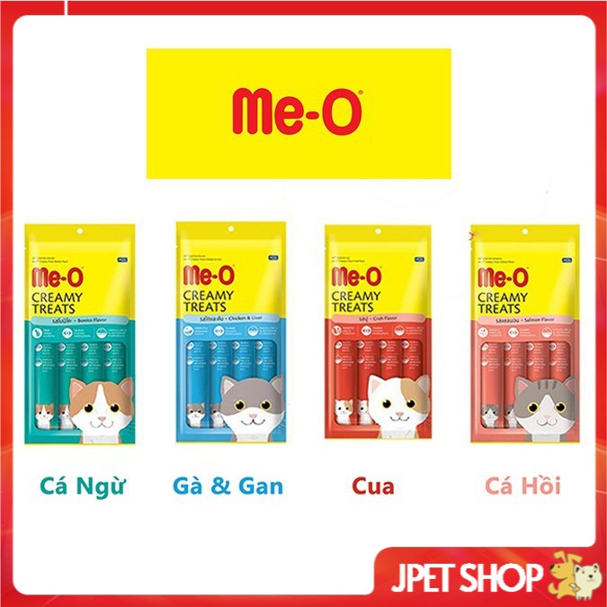 Súp thưởng cho mèo ME-O CREAMY TREAST 60G - Jpet shop