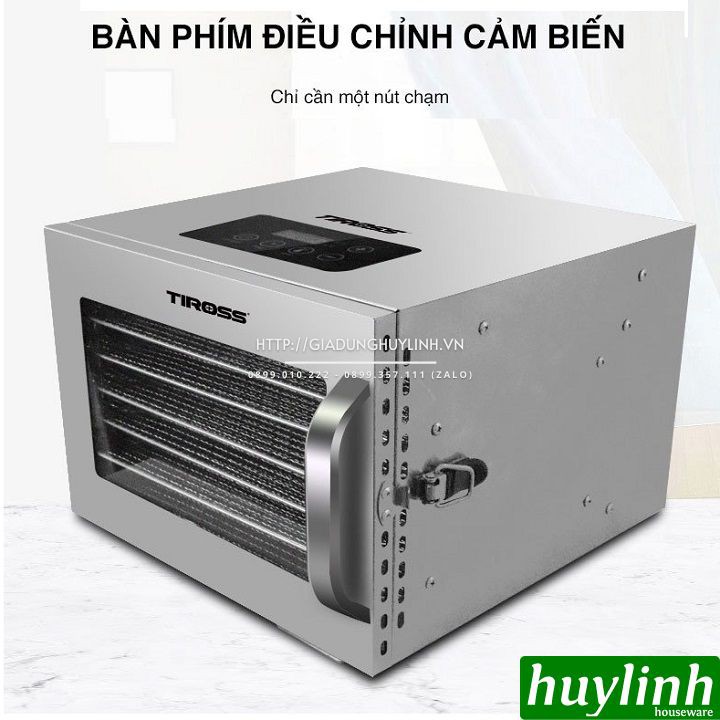 [Mã ELHAMS5 giảm 6% đơn 300K] Máy sấy trái cây, hoa quả, thực phẩm Tiross TS9683