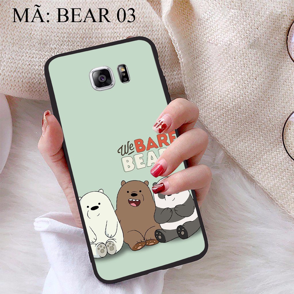 Ốp lưng Samsung Note 5 viền dẻo TPU BST Gia Đình Nhà Gấu