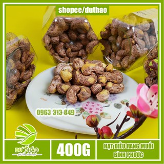 Hạt điều rang muối vỏ lụa Bình Phước 400