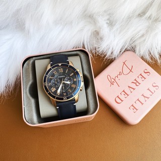 Đồng hồ nam fossil fs5237 , màu xanh navy , fullbox hãng