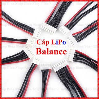 Cáp sạc cân bằng pin lipo 22 awg 2s 3s 4s 5s